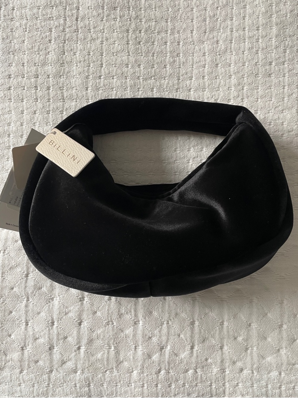 Billini Black Velvet Shoulder Bag